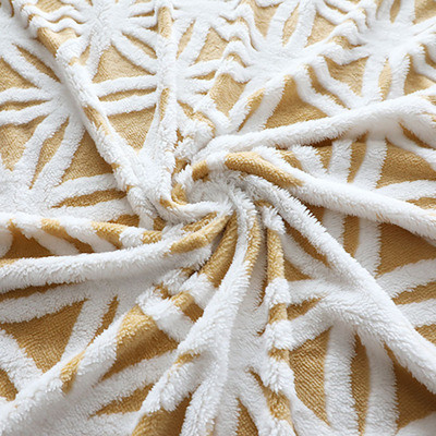 家の織物毛布PillowslipのためのヒマワリのジャカードShuのベルベティーンの生地280gsm