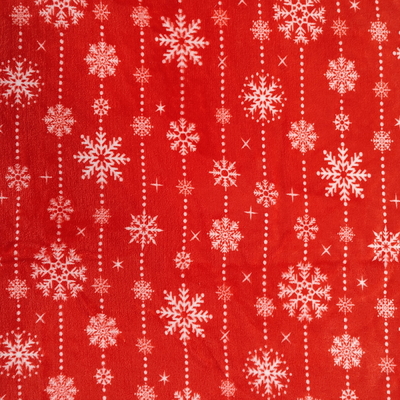 クリスマスの使用のための極度の柔らかい印刷されたフランネルの珊瑚の生地240GSM 100%のポリエステル
