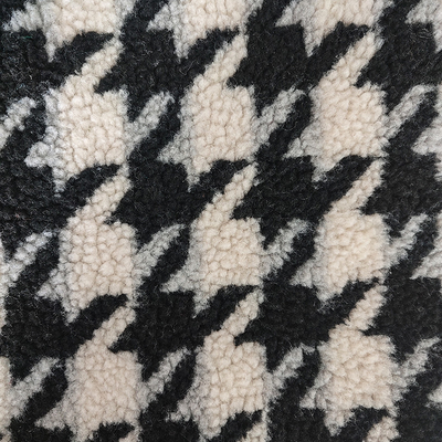 Garment Sherpa Fleece 100% ポリエステル先染め 300GSM Fabric Sherpa