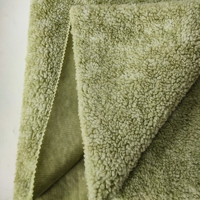 150D Sherpaの羊毛は高い耐久性のための生地を58/60の幅印刷した