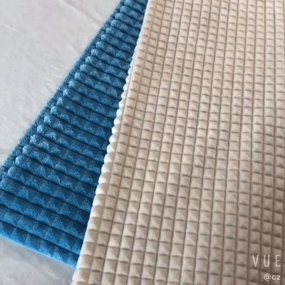 ジャカードはPillowslipsのソファー カバーのためのフランネルの羊毛の生地の単一の側面の無地をせん断した