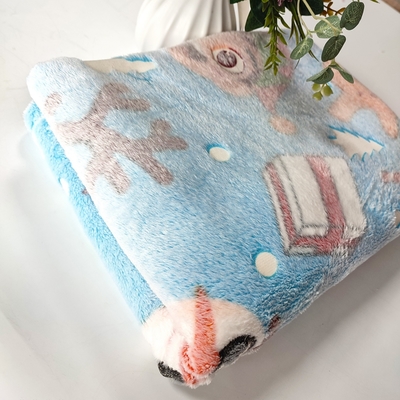 100%のポリエステル フランネルの羊毛の生地