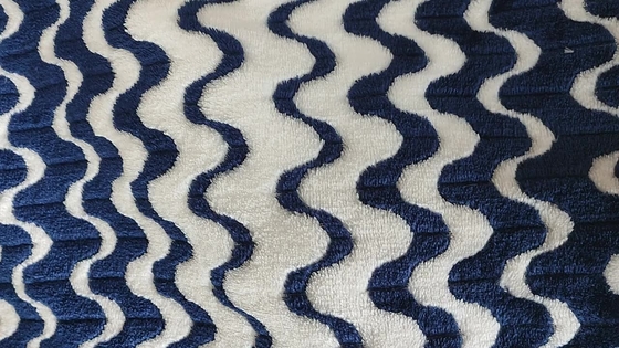 暖かく総括的な家の織物の衣服のためのカチオンのジャカード フランネルの羊毛の生地260gsm