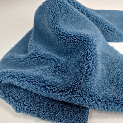 Pillowslip袋のための無地ポリエステルSherpaの羊毛の生地490gsm