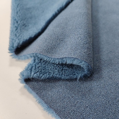 Pillowslip袋のための無地ポリエステルSherpaの羊毛の生地490gsm