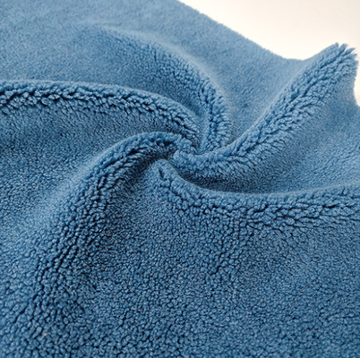 Pillowslip袋のための無地ポリエステルSherpaの羊毛の生地490gsm