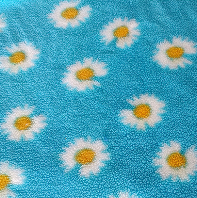 ヒマワリ370gsmはPillowslipのソファー カバー袋のためのSherpaの羊毛を印刷した