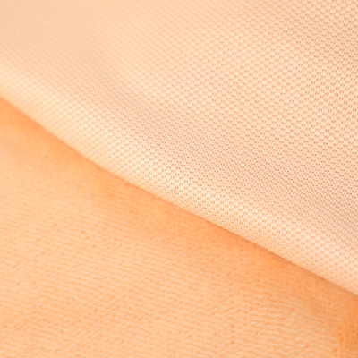 Pillowslipのソファー カバーのための固体オレンジ単一の側面のShuのベルベティーンの生地150gsmの不足分のプラシ天