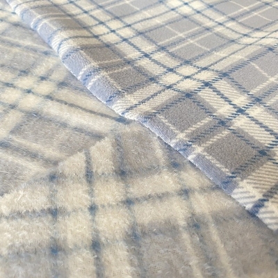 古典的な格子縞が靴のための極度の柔らかい生地を印刷したポリエステルはPillowslipに着せる