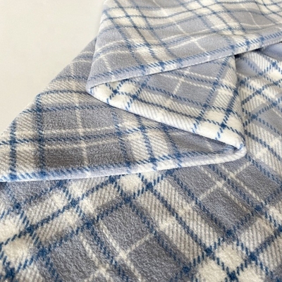 古典的な格子縞が靴のための極度の柔らかい生地を印刷したポリエステルはPillowslipに着せる