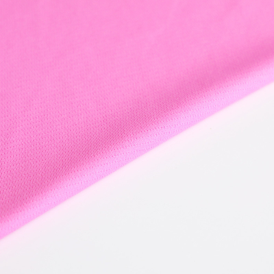 Tシャツの単一のニットの綿織物100gsmのピンクの平野