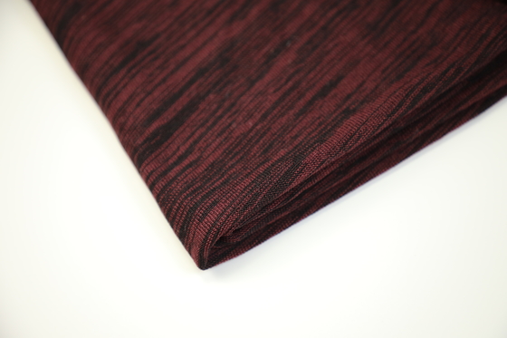 赤くおよび黒い100綿の短い袖の衣服のための単一のジャージーの生地180gsm